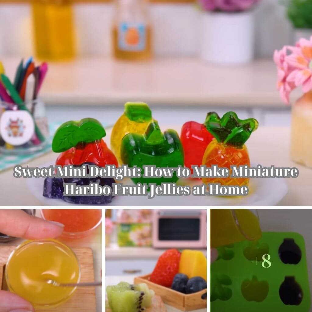 Sweet Mini Delight: How to Make Miniature Haribo Fruit Jellies at Home